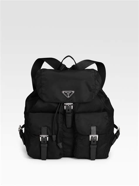 prada black travel|Prada travel backpack.